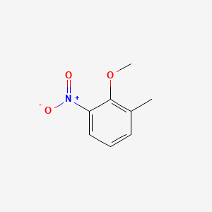 2-Methoxy-1-methyl-3-nitrobenzene chemical structure (CAS 18102-29-9)
