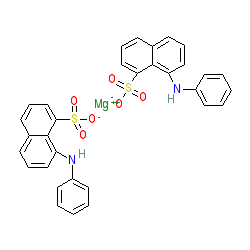 Magnesium 8-(phenylamino)naphthalene-1-sulfonate chemical structure (CAS 18108-68-4)