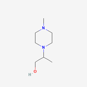 2-(4-Methylpiperazin-1-yl)propan-1-ol chemical structure (CAS 1811-57-0)