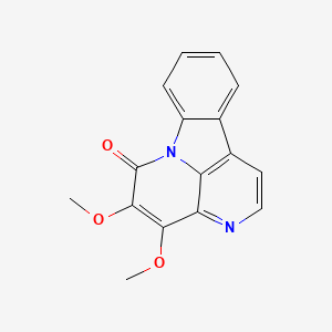 4,5-Dimethoxycanthin-6-one chemical structure (CAS 18110-87-7)