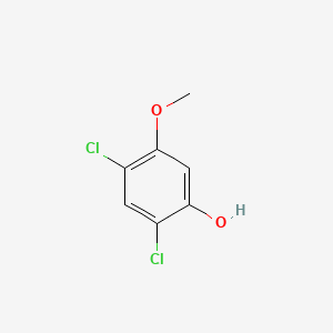 2,4-Dichloro-5-methoxyphenol chemical structure (CAS 18113-13-8)