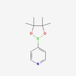 4-(4,4,5,5-Tetramethyl-1,3,2-dioxaborolan-2-yl)pyridine chemical structure (CAS 181219-01-2)