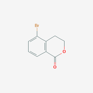 5-Bromoisochroman-1-one chemical structure (CAS 1812221-73-0)