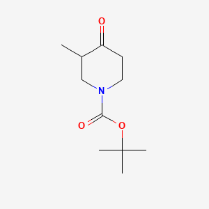 tert-Butyl 3-methyl-4-oxopiperidine-1-carboxylate chemical structure (CAS 181269-69-2)