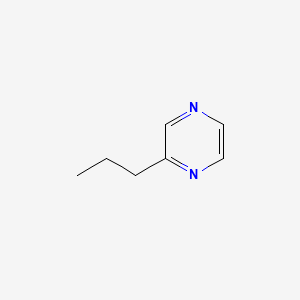 2-Propylpyrazine chemical structure (CAS 18138-03-9)