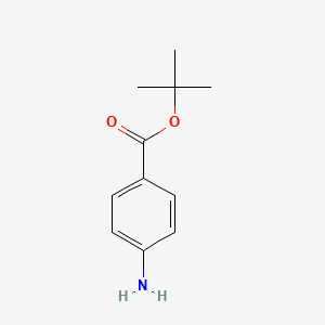tert-Butyl 4-aminobenzoate chemical structure (CAS 18144-47-3)