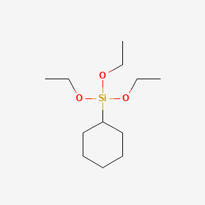 Cyclohexyltriethoxysilane chemical structure (CAS 18151-84-3)
