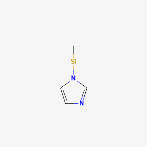 1-(Trimethylsilyl)-1H-imidazole chemical structure (CAS 18156-74-6)