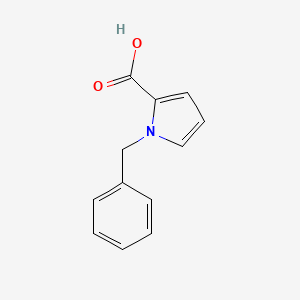 1-Benzyl-1H-pyrrole-2-carboxylic acid chemical structure (CAS 18159-22-3)