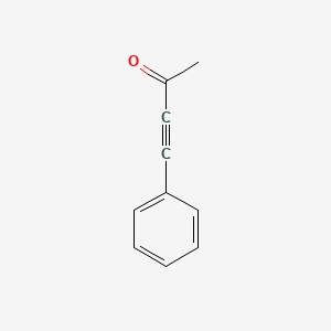 4-Phenyl-3-butyn-2-one chemical structure (CAS 1817-57-8)