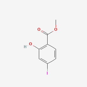 Methyl 2-hydroxy-4-iodobenzoate chemical structure (CAS 18179-39-0)