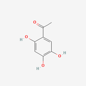 1-(2,4,5-Trihydroxyphenyl)ethanone chemical structure (CAS 1818-27-5)