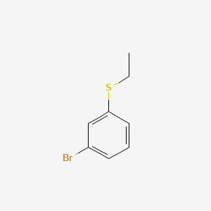 3-Bromo-1-ethanesulfanylbenzene chemical structure (CAS 18184-69-5)