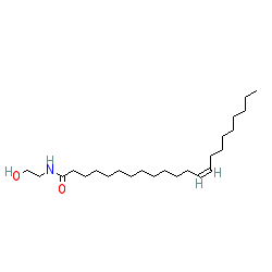 (Z)-N-(2-Hydroxyethyl)docos-13-enamide chemical structure (CAS 18190-74-4)