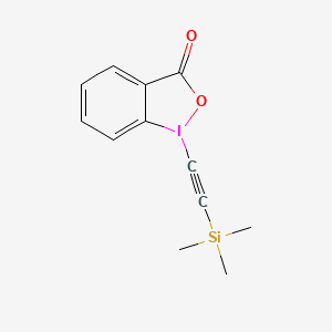 1-[(Trimethylsilyl)ethynyl]-1,2-benziodoxol-3(1H)-one chemical structure (CAS 181934-29-2)