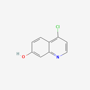 4-Chloro-7-hydroxyquinoline chemical structure (CAS 181950-57-2)