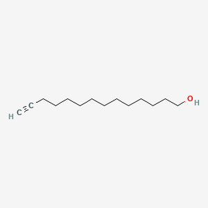 13-Tetradecyn-1-ol chemical structure (CAS 18202-12-5)