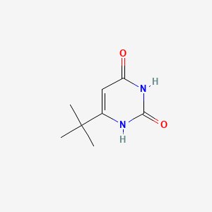 6-tert-Butylpyrimidine-2,4-diol chemical structure (CAS 18202-66-9)