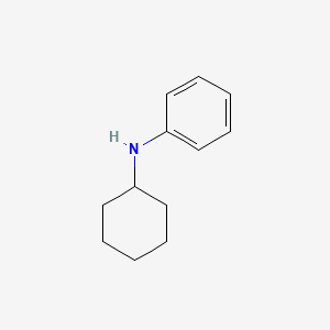 N-Cyclohexylaniline chemical structure (CAS 1821-36-9)