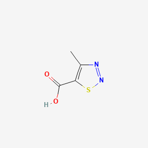 4-Methyl-1,2,3-thiadiazole-5-carboxylic acid chemical structure (CAS 18212-21-0)