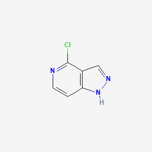 4-Chloro-2H-pyrazolo[4,3-c]pyridine chemical structure (CAS 1821250-10-5)