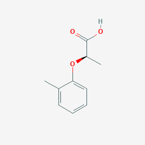 (R)-2-(o-Tolyloxy)propanoic acid chemical structure (CAS 18221-58-4)