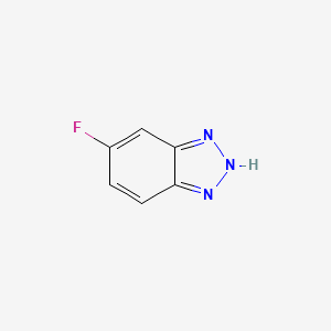 5-Fluoro-1H-benzo[d][1,2,3]triazole chemical structure (CAS 18225-90-6)