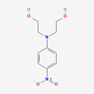 2,2'-((4-Nitrophenyl)azanediyl)diethanol chemical structure (CAS 18226-17-0)