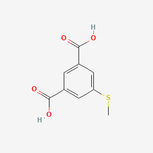 5-(Methylthio)isophthalic acid chemical structure (CAS 1822671-24-8)