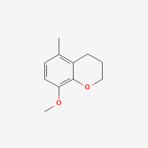 8-Methoxy-5-methylchromane chemical structure (CAS 1823069-11-9)