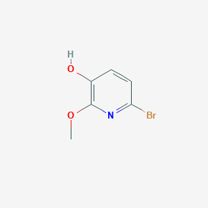 6-Bromo-2-methoxypyridin-3-ol chemical structure (CAS 1823333-27-2)
