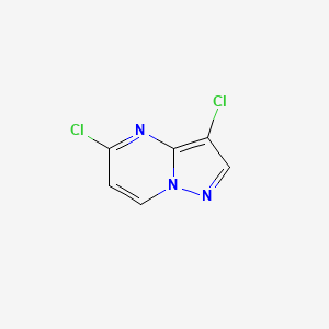 3,5-Dichloropyrazolo[1,5-a]pyrimidine chemical structure (CAS 1823383-15-8)