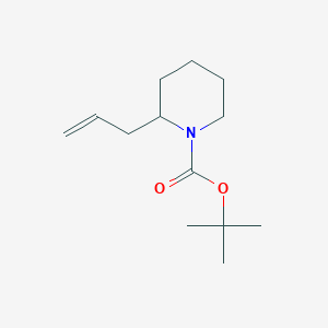 tert-Butyl 2-allylpiperidine-1-carboxylate chemical structure (CAS 182343-60-8)