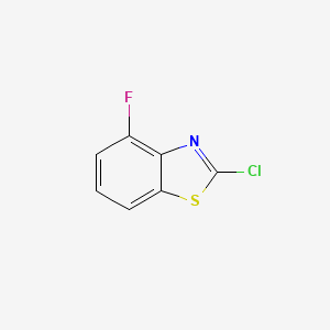 2-Chloro-4-fluorobenzo[d]thiazole chemical structure (CAS 182344-56-5)