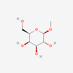 (2R,3R,4S,5R,6R)-2-(Hydroxymethyl)-6-methoxytetrahydro-2H-pyran-3,4,5-triol chemical structure (CAS 1824-94-8)