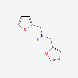 Bis(furan-2-ylmethyl)amine chemical structure (CAS 18240-50-1)