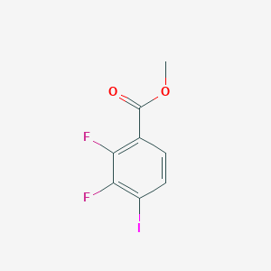 Methyl 2,3-difluoro-4-iodobenzoate chemical structure (CAS 1824056-49-6)