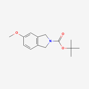 tert-Butyl 5-methoxyisoindoline-2-carboxylate chemical structure (CAS 1824073-96-2)