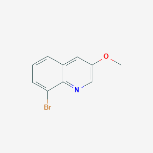 8-Bromo-3-methoxyquinoline chemical structure (CAS 1824082-47-4)