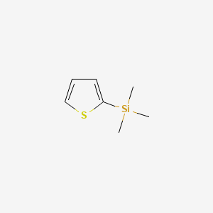 Trimethyl(thiophen-2-yl)silane chemical structure (CAS 18245-28-8)