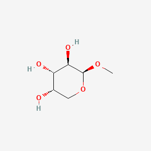 (2S,3R,4S,5S)-2-Methoxytetrahydro-2H-pyran-3,4,5-triol chemical structure (CAS 1825-00-9)