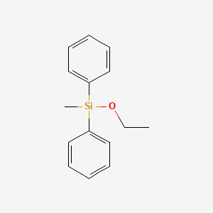 Ethoxy(methyl)diphenylsilane chemical structure (CAS 1825-59-8)