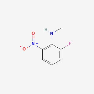 2-Fluoro-N-methyl-6-nitroaniline chemical structure (CAS 182551-18-4)