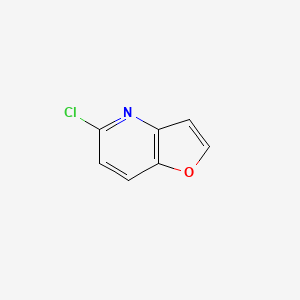 5-Chlorofuro[3,2-b]pyridine chemical structure (CAS 182691-76-5)