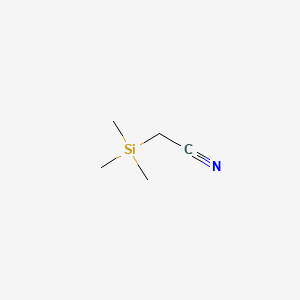 (Trimethylsilyl)acetonitrile chemical structure (CAS 18293-53-3)