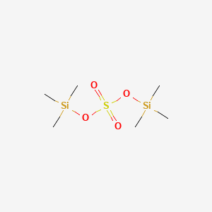 Bis(trimethylsilyl) sulfate chemical structure (CAS 18306-29-1)