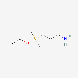 3-(Ethoxydimethylsilyl)propan-1-amine chemical structure (CAS 18306-79-1)