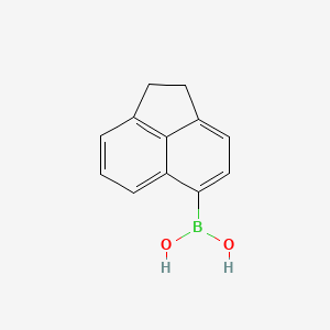 (1,2-Dihydroacenaphthylen-5-yl)boronic acid chemical structure (CAS 183158-33-0)