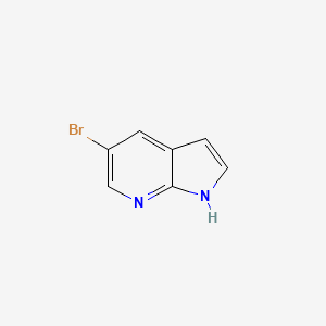 5-Bromo-1H-pyrrolo[2,3-b]pyridine chemical structure (CAS 183208-35-7)