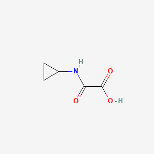 2-(Cyclopropylamino)-2-oxoacetic acid chemical structure (CAS 183235-79-2)
